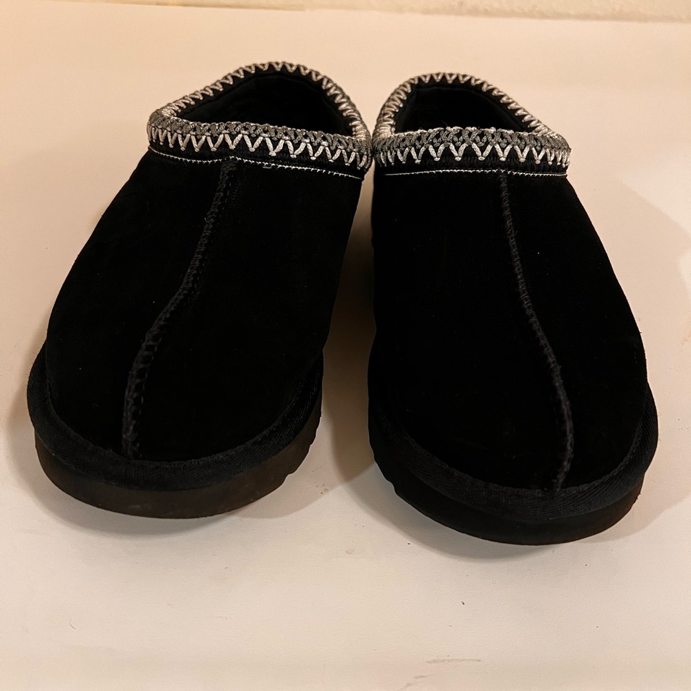 UGG TASMAN II SLIPPERS Black Suede UK3 EU36 USA5